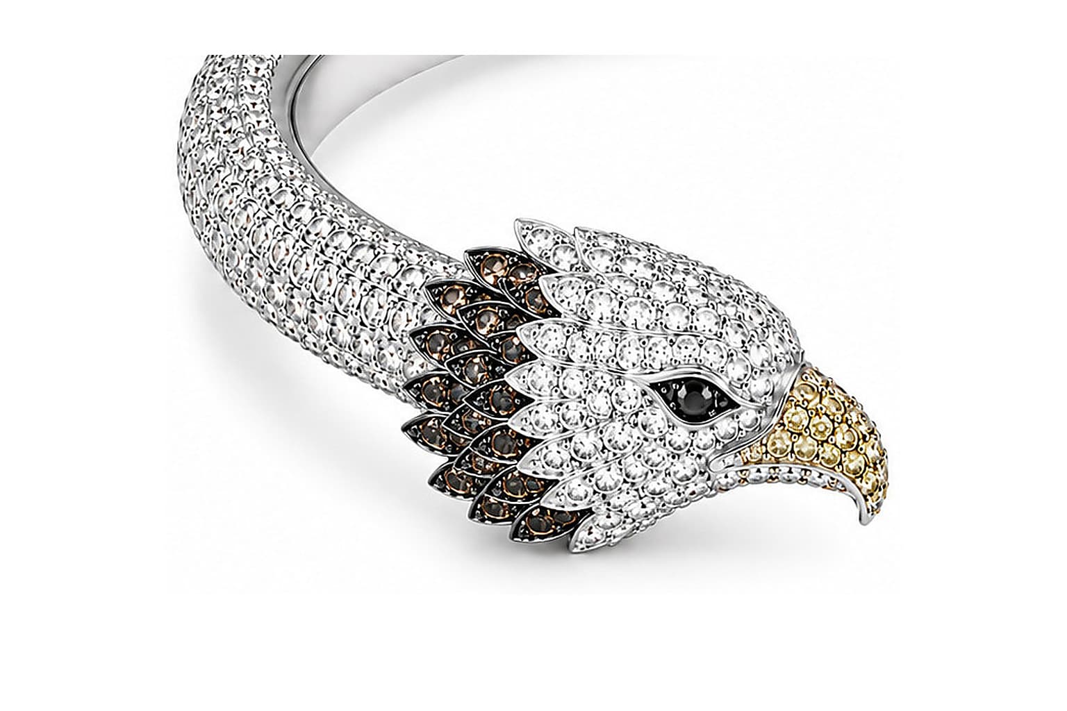 Fly High Bracelet, left eagle-head terminal.